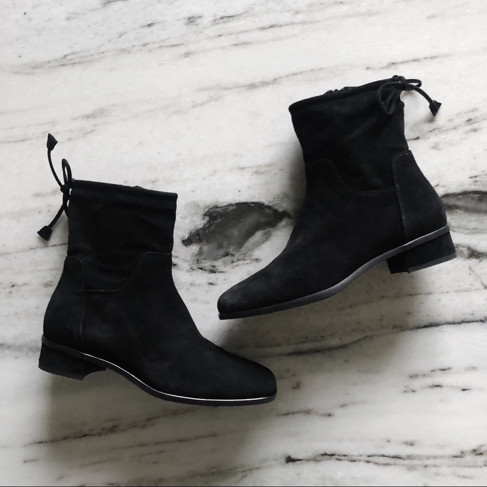 Aquatalia Lisa Weatherproof Suede Slouch Boots